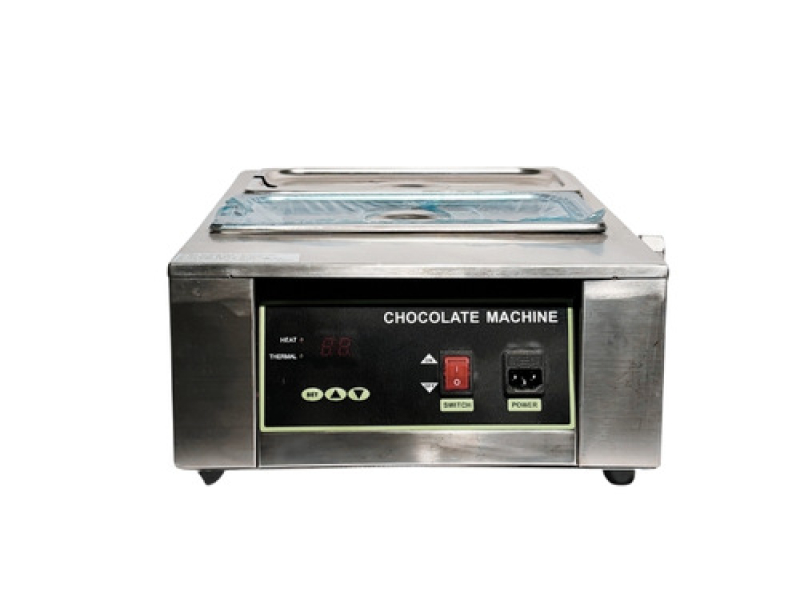 Máquina de Temple de Chocolate Comercial con Doble Olla, Calentador Profesional de Acero Inoxidable